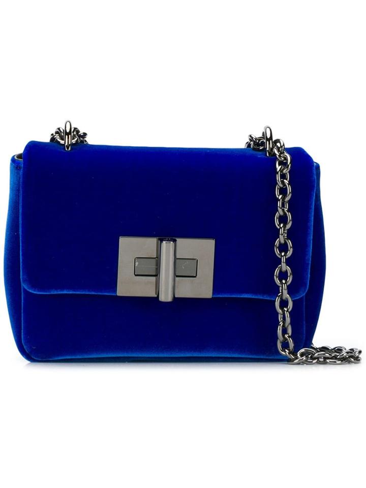 Tom Ford Velvet Crossbody - Blue