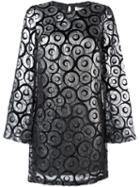 Opening Ceremony Circle Jacquard Dress, Women's, Size: 0, Grey, Silk/lurex/polyester/viscose