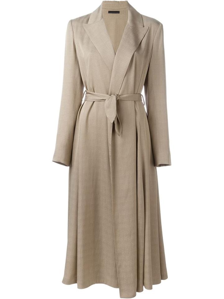 The Row 'rotine' Coat, Women's, Size: 10, Nude/neutrals, Acetate/viscose