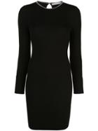 Alexander Wang Fitted Ribbed Dress - Black