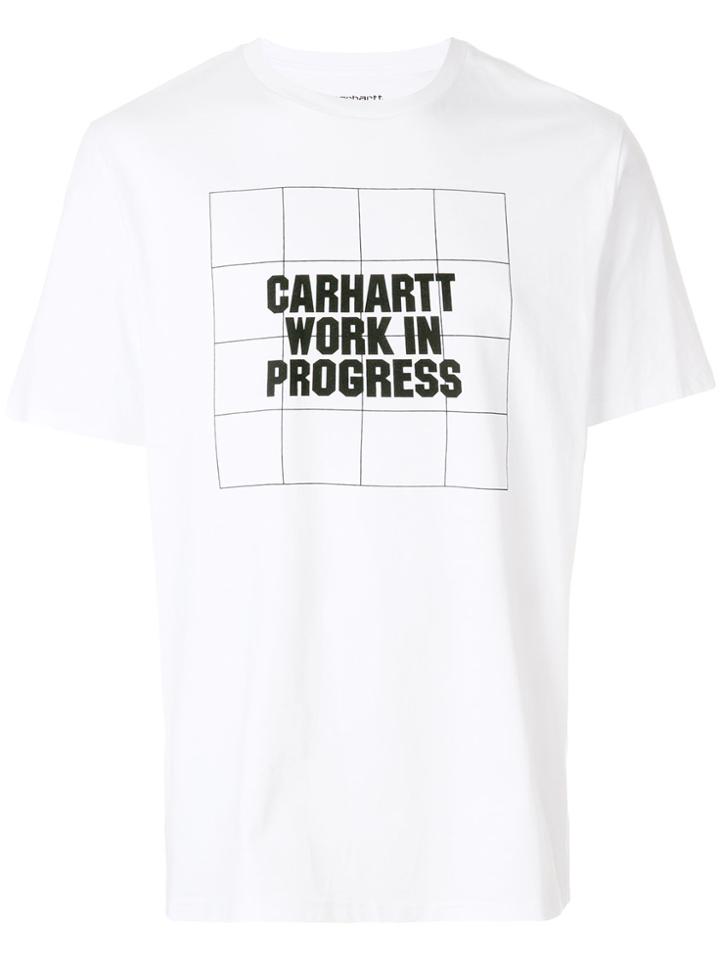Carhartt Grid Logo T-shirt - White