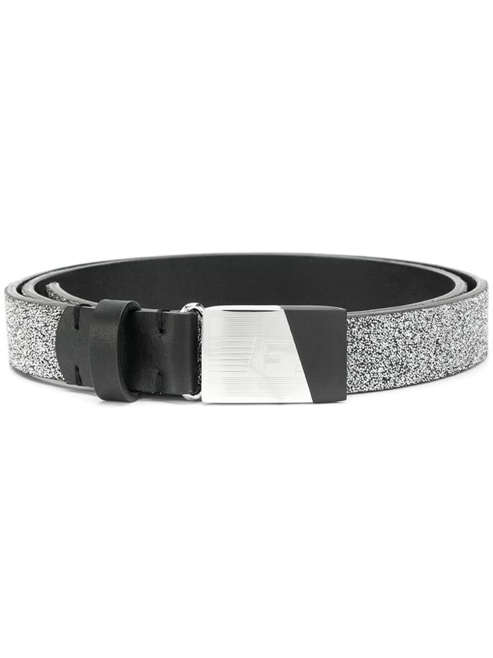 Golden Goose Deluxe Brand Embellished Buckled Belt - Metallic