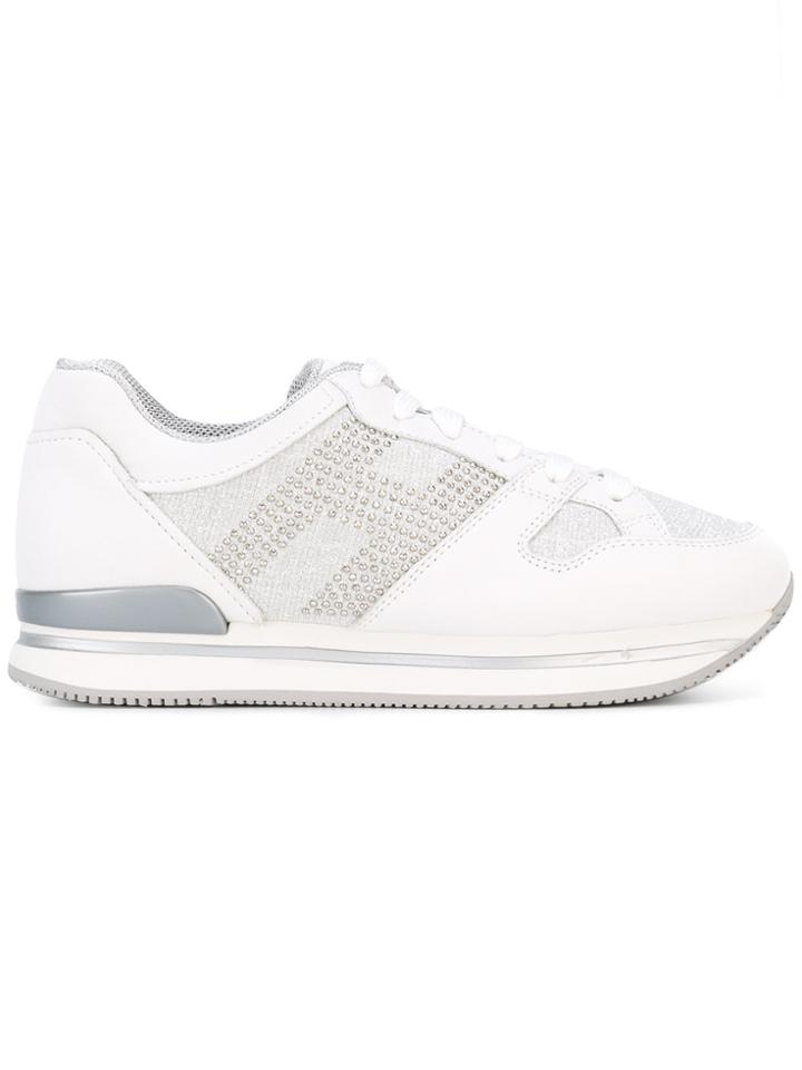 Hogan Panelled Sneakers - White