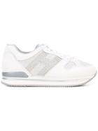 Hogan Panelled Sneakers - White