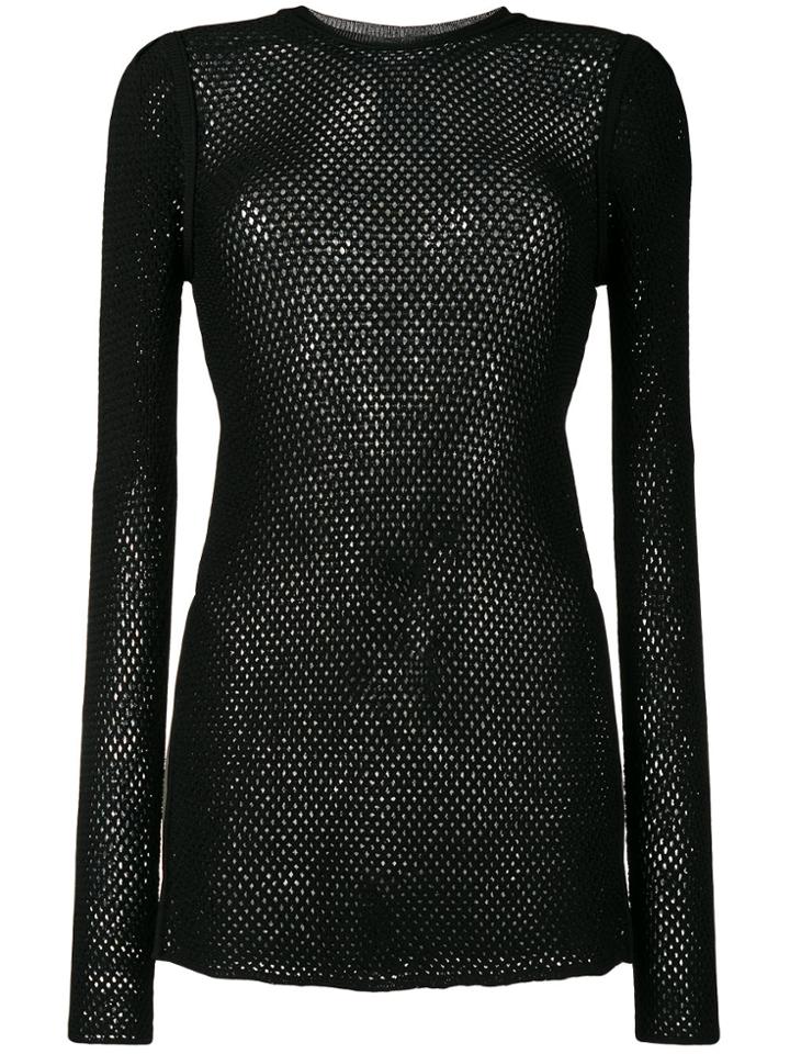 Proenza Schouler Loose Knit Top - Black