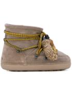 Dsquared2 Techno Chord Snow Boots - Nude & Neutrals