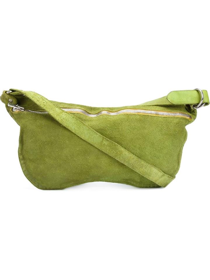 Guidi Zip Fastening Medium Tote, Men's, Green