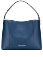 Emporio Armani Logo Hobo Bag - Blue