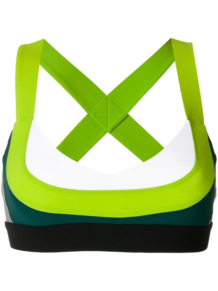 No Ka' Oi Colourblock Sports Bra - Multicolour