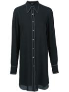 Derek Lam Contrast Trim Longline Shirt