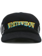 Moncler X Off-white Moncler X Off-white White Widow Embroidered Cap, Men's, Size: Large, Black, Cotton/polyester
