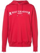 Mastermind World Logo Patch Hooded Sweatshirt - Red
