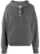 Stella Mccartney Button Placket Jumper - Grey