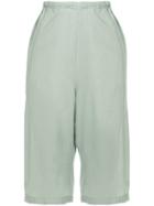 Y's Ruched Culotte Trousers - Green
