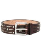 Etro Studded Belt - Brown