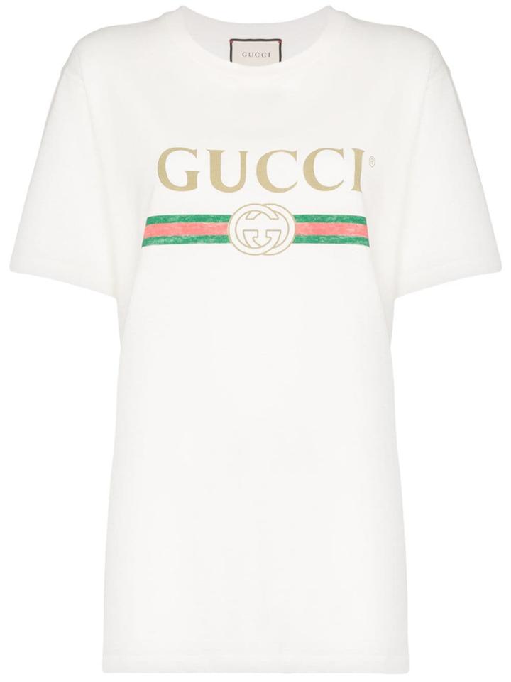 Gucci Oversized Logo T-shirt - White
