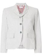 Thom Browne Classic Single Breasted Sport Coat With Half Lining In