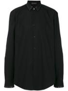 Versace Studded Neck Shirt - Black