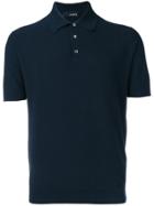Lardini Short Sleeved Polo Shirt - Blue