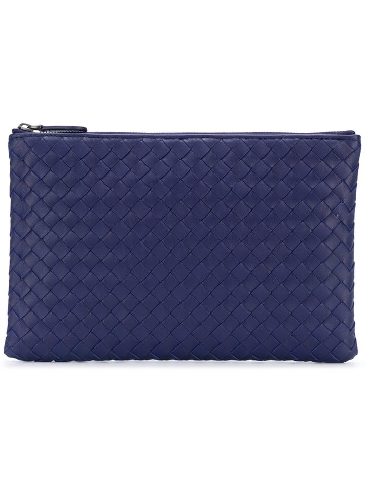 Bottega Veneta Atlantic Intrecciato Nappa Biletto - Blue