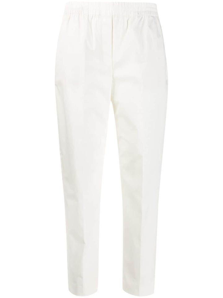 Theory Slim Cropped Trousers - White