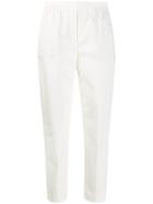 Theory Slim Cropped Trousers - White
