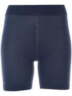 Nagnata Bodhi Side Stripe Biker Shorts - Blue