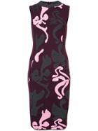 Versace Patterned Sleeveless Dress - Pink & Purple