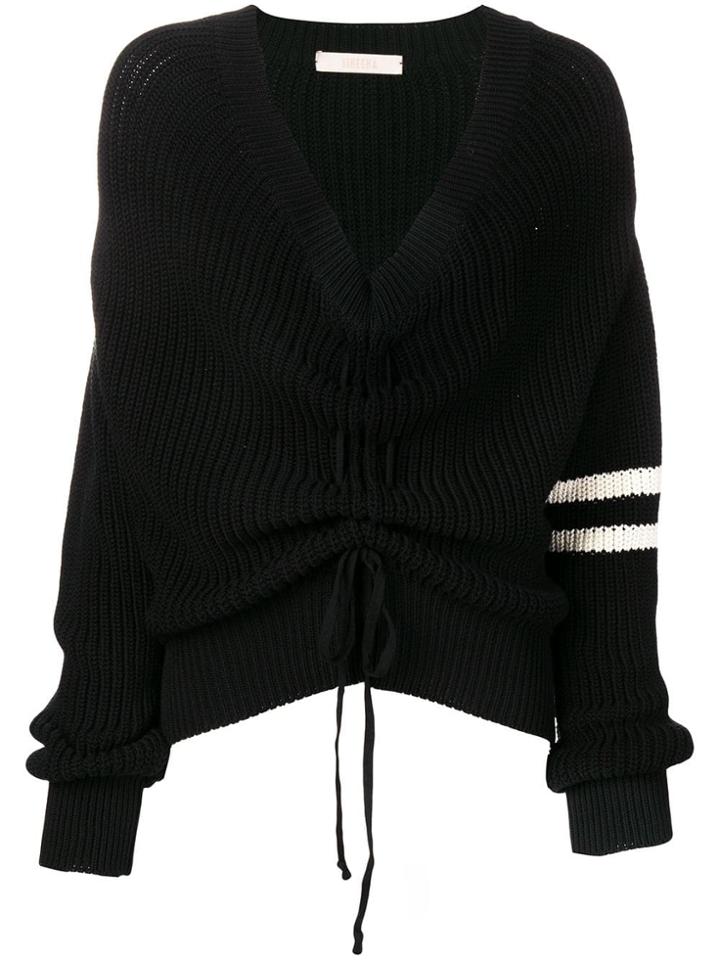Ssheena Oversized Lace Jumper - Black