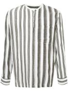 Lemlem Abel Mix Stripe T-shirt - Black