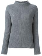 Erika Cavallini 'jodi' Jumper, Women's, Size: Large, Grey, Cashmere/virgin Wool