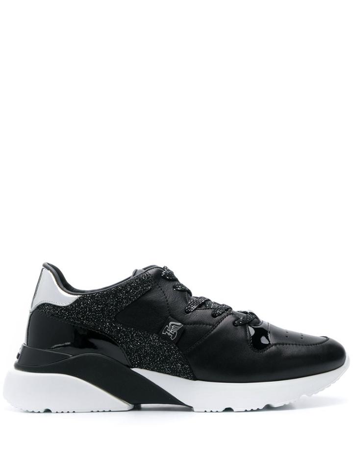 Hogan Active One Glitter Sneakers - Black