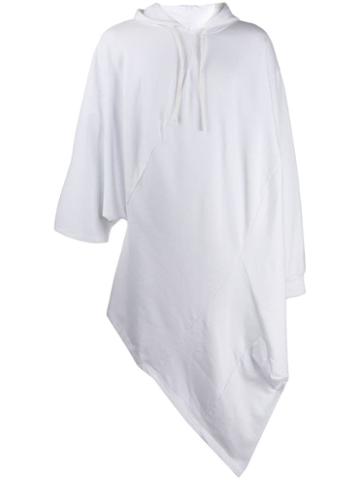 Joe Chia Asymmetric Hem Hoodie - White
