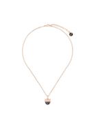 Karl Lagerfeld Cry Choupette Agate Necklace - Pink