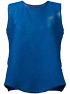Issey Miyake Cauliflower Flared Blouse, Women's, Blue, Polyester