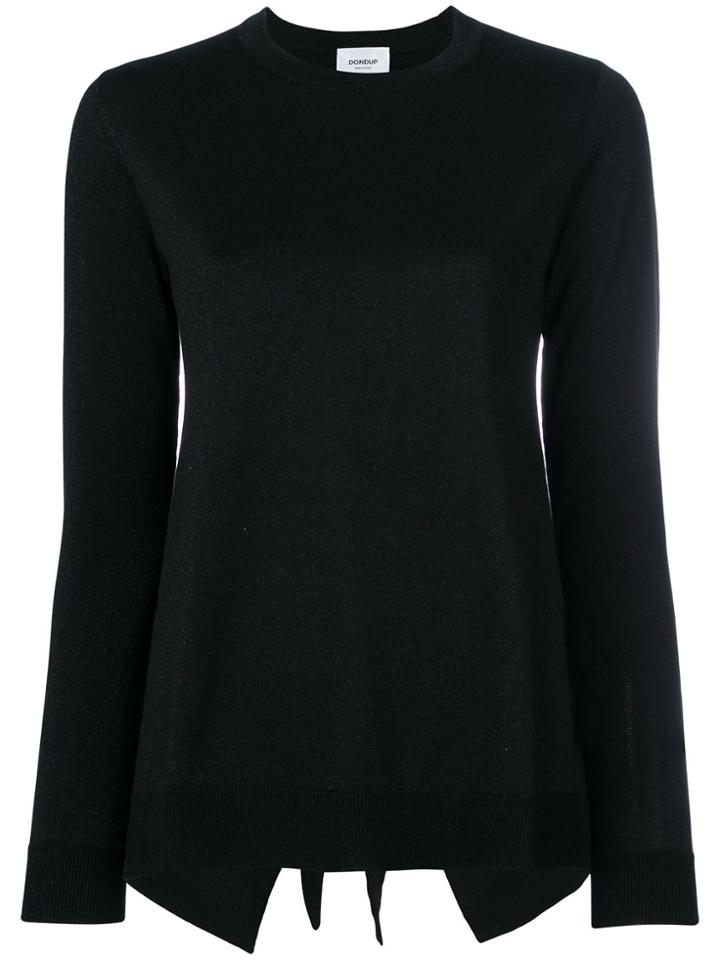 Dondup Tie Back Sweater - Black