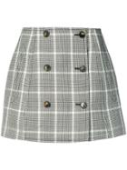 Stella Mccartney Check Mini Skirt - Black