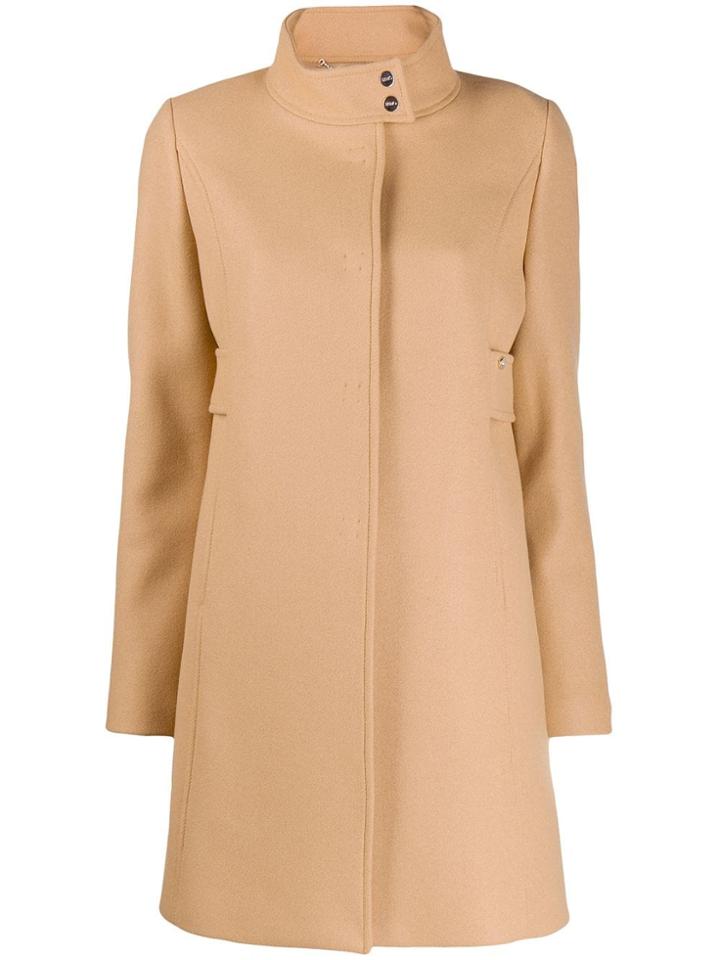 Liu Jo Single-breasted Midi Coat - Neutrals