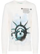 Off-white Statue Of Liberty Longsleeved T Shirt