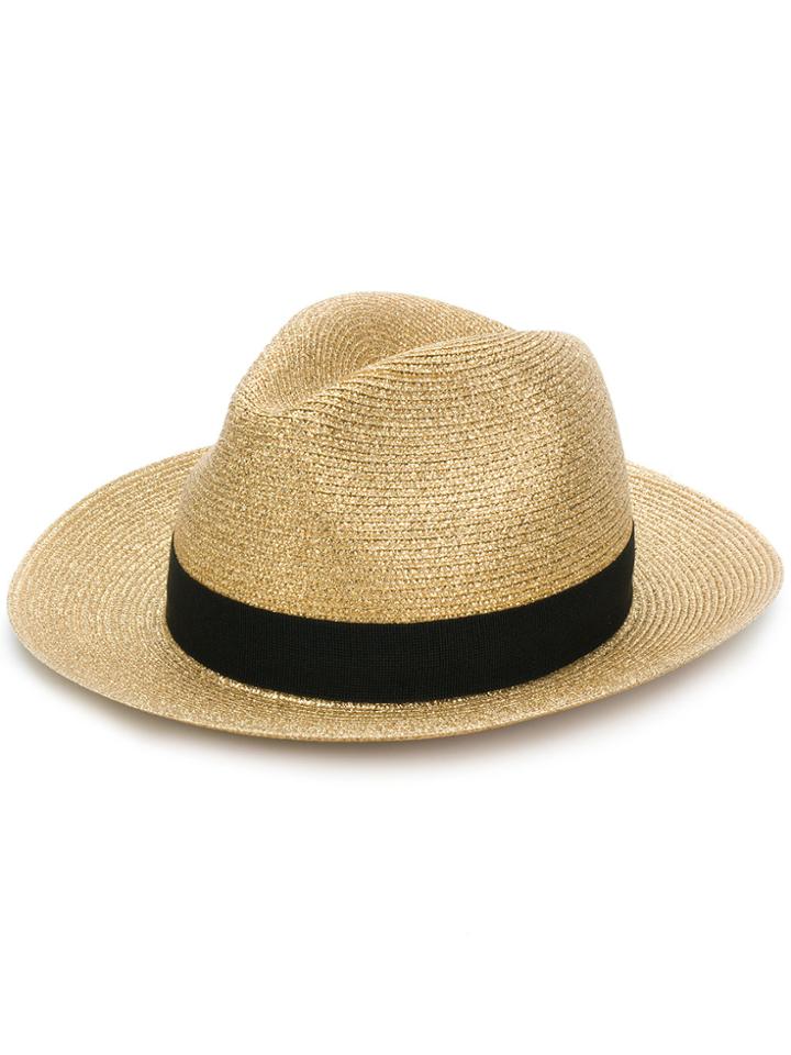 Ermanno Scervino Woven Hat - Metallic