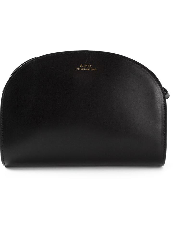 A.p.c. 'half Moon' Shoulder Bag, Women's, Black