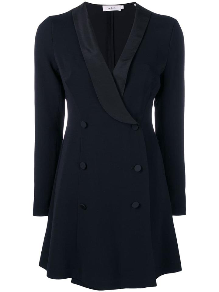 A.l.c. Double Breasted Blazer Style Dress - Black