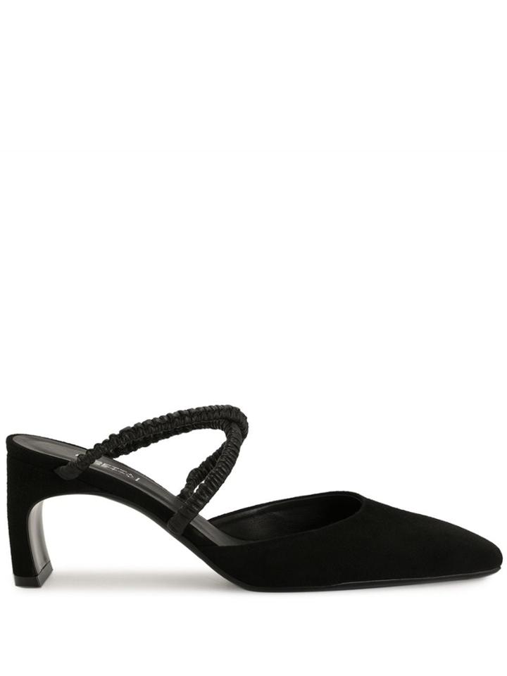 Rosetta Getty Criss Cross Strap Pumps - Black