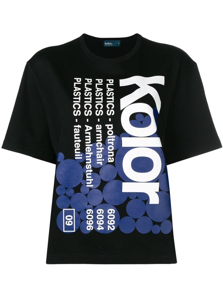 Kolor Printed T-shirt - Black