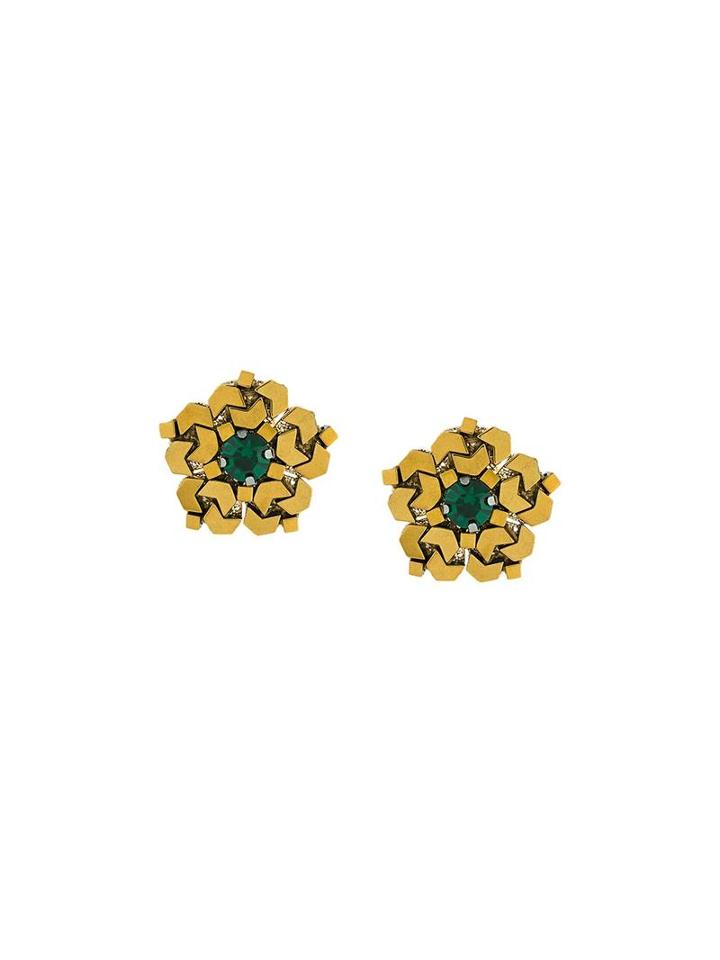 Radà Stone Embellished Earrings, Women's, Metallic