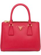 Prada Prada Galleria Saffiano Leather Bag - Red
