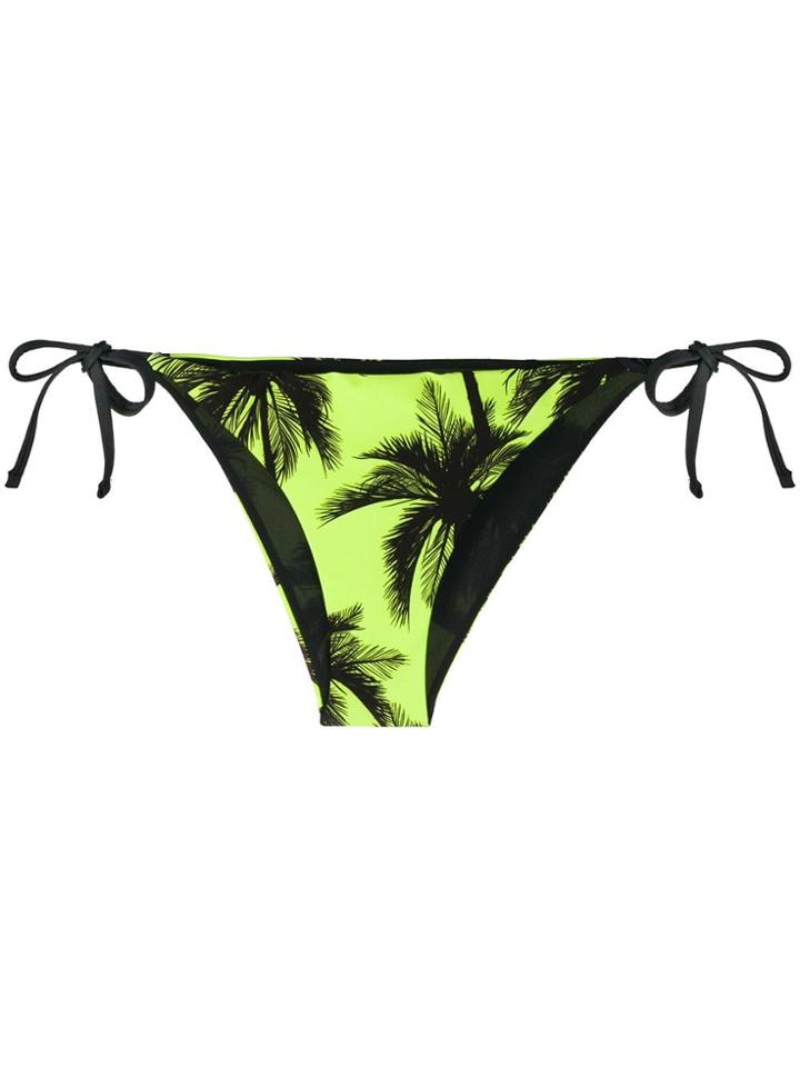 Mc2 Saint Barth Printed Virgo Bikini Bottoms - Yellow