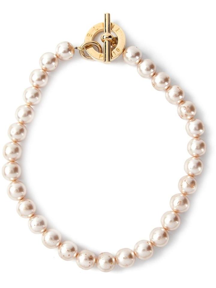 Celine Vintage Faux Pearls Bracelet