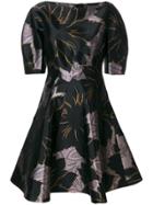 Etro Printed Flared Dress - Black