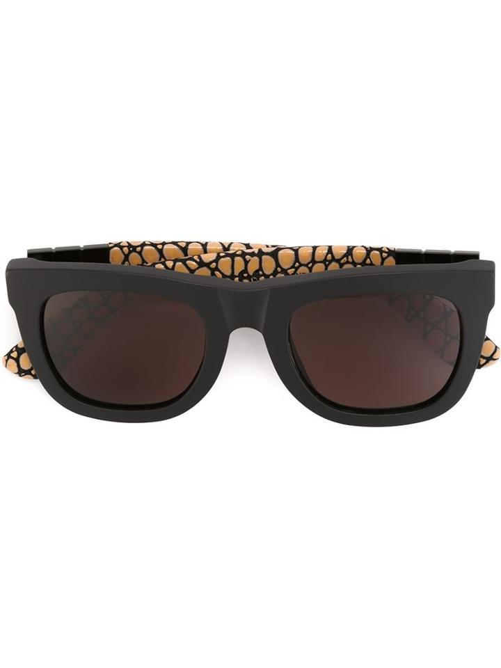 Retrosuperfuture 'ciccio Gianni Pompei' Sunglasses, Adult Unisex, Black, Acetate